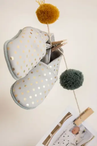 Babysoft grey dot